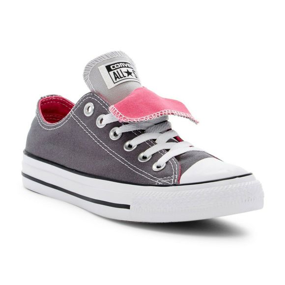 pink and gray converse